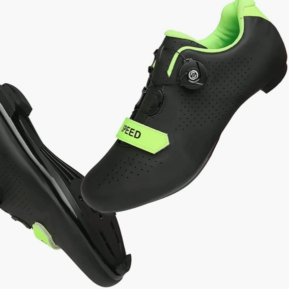 NWOT Men/Women Cycling Shoes with CLEATS Men 8/ Women 10.5 main image 4